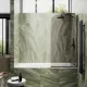 Шторка на ванну MaybahGlass MGV-71-6у 90см чёрный