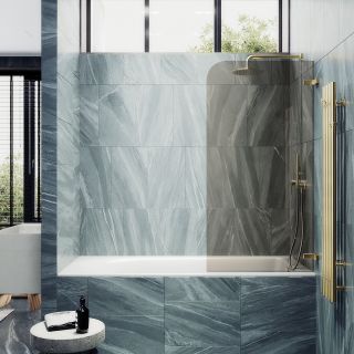 Шторка на ванну MaybahGlass MGV-652-3 70см золото Шторка на ванну MaybahGlass MGV-652-3 70см золото