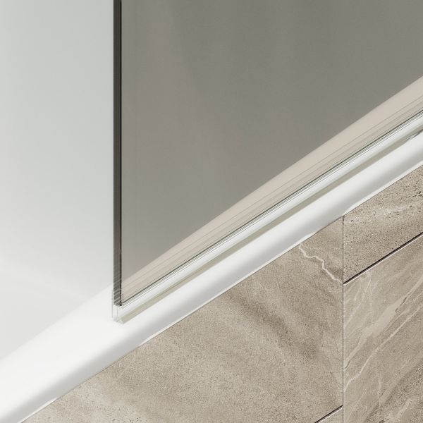 Шторка на ванну MaybahGlass MGV-789-2 80см бронза