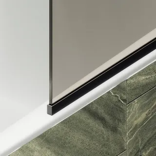 Шторка на ванну MaybahGlass MGV-69-6у 70см чёрный Шторка на ванну MaybahGlass MGV-69-6у 70см чёрный