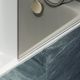 Шторка на ванну MaybahGlass MGV-765-3 40см золото