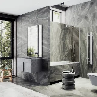 Шторка на ванну MaybahGlass MGV-250-1у 30см белый Шторка на ванну MaybahGlass MGV-250-1у 30см белый