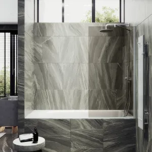 Шторка на ванну MaybahGlass MGV-66-1ш 40см белый