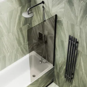 Шторка на ванну MaybahGlass MGV-67-6ш 50см чёрный