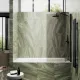 Шторка на ванну MaybahGlass MGV-67-6ш 50см чёрный
