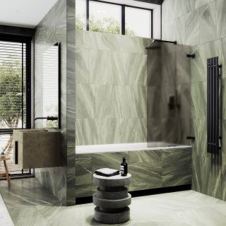Шторка на ванну MaybahGlass MGV-654-6 70см чёрный Шторка на ванну MaybahGlass MGV-654-6 70см чёрный