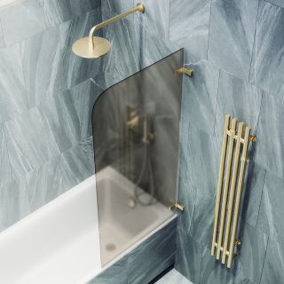 Шторка на ванну MaybahGlass MGV-653-3 70см золото Шторка на ванну MaybahGlass MGV-653-3 70см золото
