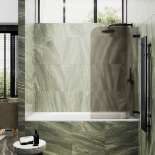 Шторка на ванну MaybahGlass MGV-654-6 70см чёрный Шторка на ванну MaybahGlass MGV-654-6 70см чёрный