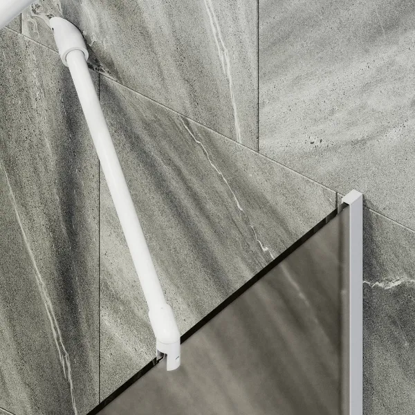 Шторка на ванну MaybahGlass MGV-150-1у 74см белый