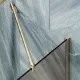 Шторка на ванну MaybahGlass MGV-76-3у 80см золото