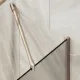Шторка на ванну MaybahGlass MGV-76-2у 80см бронза