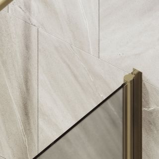 Шторка на ванну MaybahGlass MGV-778-2 60см бронза