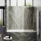 Шторка на ванну MaybahGlass MGV-76-1у 80см белый