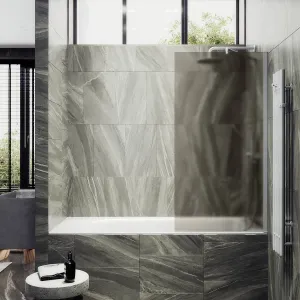 Шторка на ванну MaybahGlass MGV-72-1ш 40см белый