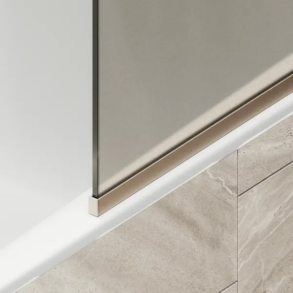 Шторка на ванну MaybahGlass MGV-73-1у 50см белый