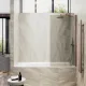 Шторка на ванну MaybahGlass MGV-72-2ш 40см бронза