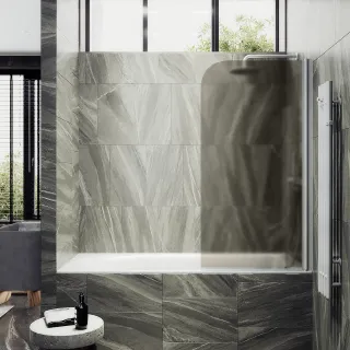 Шторка на ванну MaybahGlass MGV-612-1 60см белый Шторка на ванну MaybahGlass MGV-612-1 60см белый