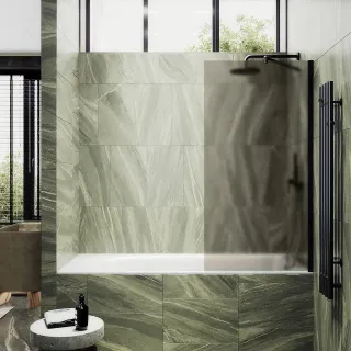 Шторка на ванну MaybahGlass MGV-249-6ш 30см чёрный Шторка на ванну MaybahGlass MGV-249-6ш 30см чёрный