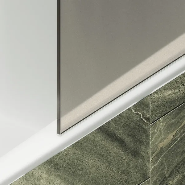 Шторка на ванну MaybahGlass MGV-249-6ш 30см чёрный