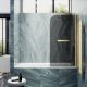 Шторка на ванну MaybahGlass MGV-785-3 70см золото