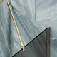 Шторка на ванну MaybahGlass MGV-82-3у 80см золото