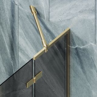 Шторка на ванну MaybahGlass MGV-918-3 99см золото Шторка на ванну MaybahGlass MGV-918-3 99см золото