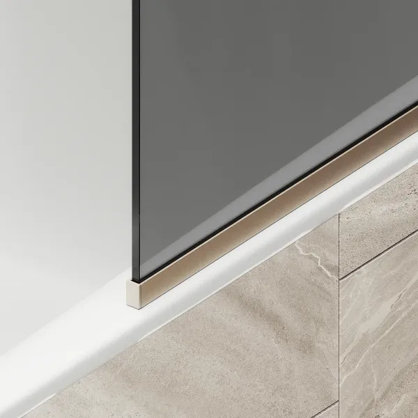 Шторка на ванну MaybahGlass MGV-82-2у 80см бронза