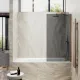 Шторка на ванну MaybahGlass MGV-78-2ш 40см бронза