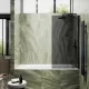 Шторка на ванну MaybahGlass MGV-252-6ш 30см чёрный