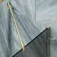Шторка на ванну MaybahGlass MGV-88-3у 80см золото