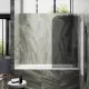 Шторка на ванну MaybahGlass MGV-88-1у 80см белый