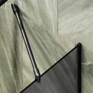 Шторка на ванну MaybahGlass MGV-88-6у 80см чёрный