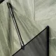 Шторка на ванну MaybahGlass MGV-88-6у 80см чёрный