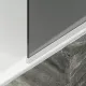 Шторка на ванну MaybahGlass MGV-88-1у 80см белый