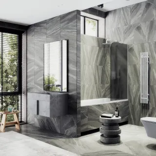 Шторка на ванну MaybahGlass MGV-153-1у 74см белый Шторка на ванну MaybahGlass MGV-153-1у 74см белый