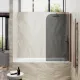 Шторка на ванну MaybahGlass MGV-619-2 70см бронза