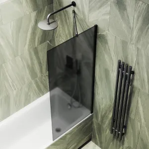 Шторка на ванну MaybahGlass MGV-85-6ш 50см чёрный