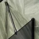 Шторка на ванну MaybahGlass MGV-251-6ш 30см чёрный