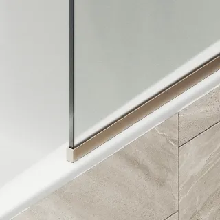 Шторка на ванну MaybahGlass MGV-93-2у 70см бронза Шторка на ванну MaybahGlass MGV-93-2у 70см бронза