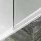 Шторка на ванну MaybahGlass MGV-94-1у 80см белый
