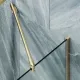 Шторка на ванну MaybahGlass MGV-94-3у 80см золото