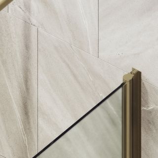 Шторка на ванну MaybahGlass MGV-775-2 50см бронза