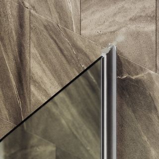 Шторка на ванну MaybahGlass MGV-775-5 50см хром матовый