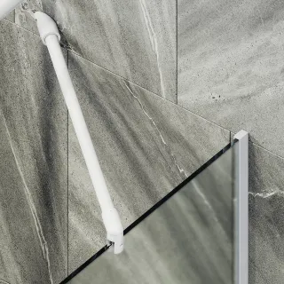 Шторка на ванну MaybahGlass MGV-132-1у 44см белый Шторка на ванну MaybahGlass MGV-132-1у 44см белый