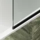 Шторка на ванну MaybahGlass MGV-94-6у 80см чёрный