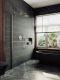 Душевая перегородка MaybahGlass MGD-731-5ш 79см хром матовый