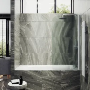 Шторка на ванну MaybahGlass MGV-610-1 50см белый