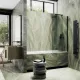 Шторка на ванну MaybahGlass MGV-91-6ш 50см чёрный