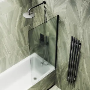 Шторка на ванну MaybahGlass MGV-253-6ш 30см чёрный