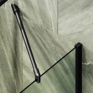 Шторка на ванну MaybahGlass MGV-253-6ш 30см чёрный